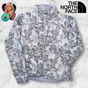 The North Face Jacket Women's Medium Gray‎ Floral Apex Bionic Softshell Classy